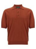 ZANONE Red Cotton Polo Shirt