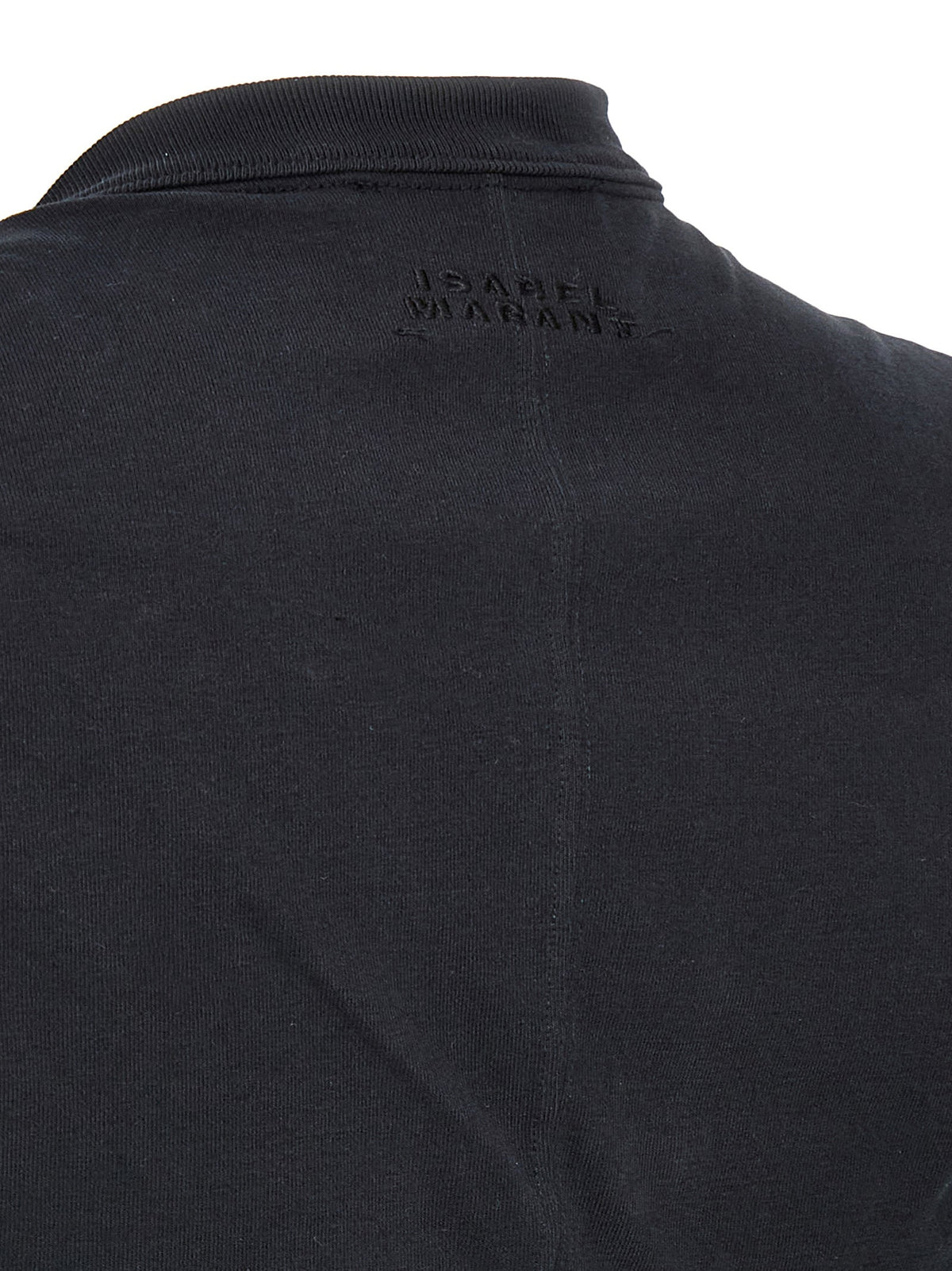 Isabel Marant Black Cotton Sleeveles T-Shirt