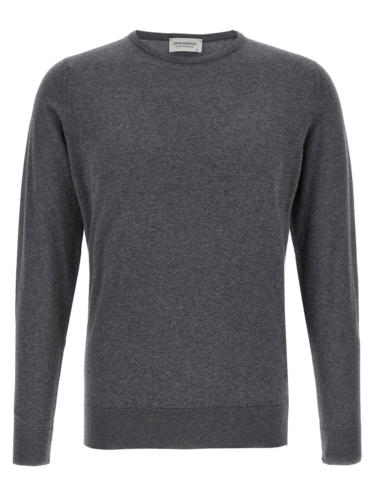 JOHN SMEDLEY Gray Cotton Cardigan