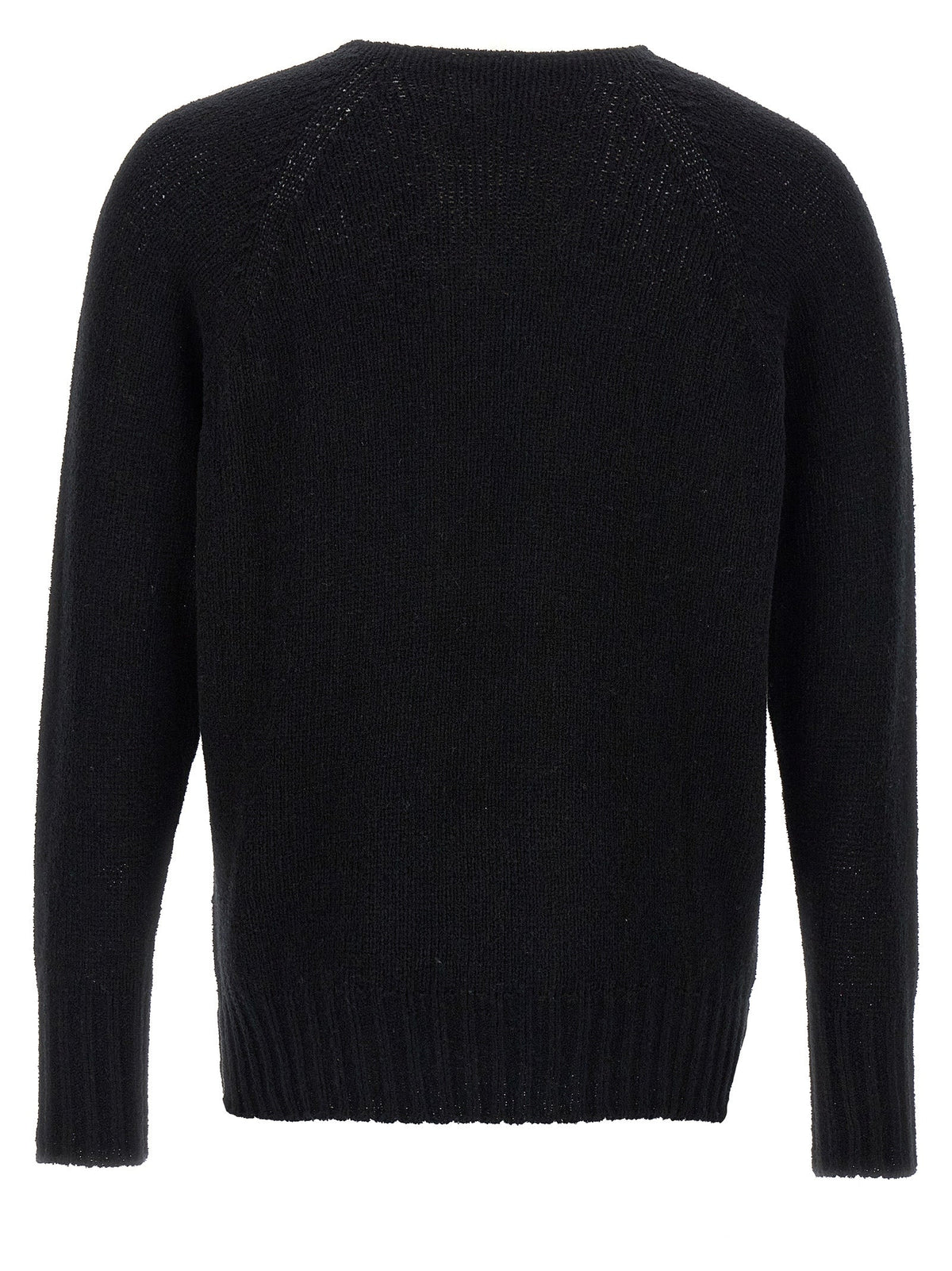 MA'RY'YA Black Cotton Cardigan