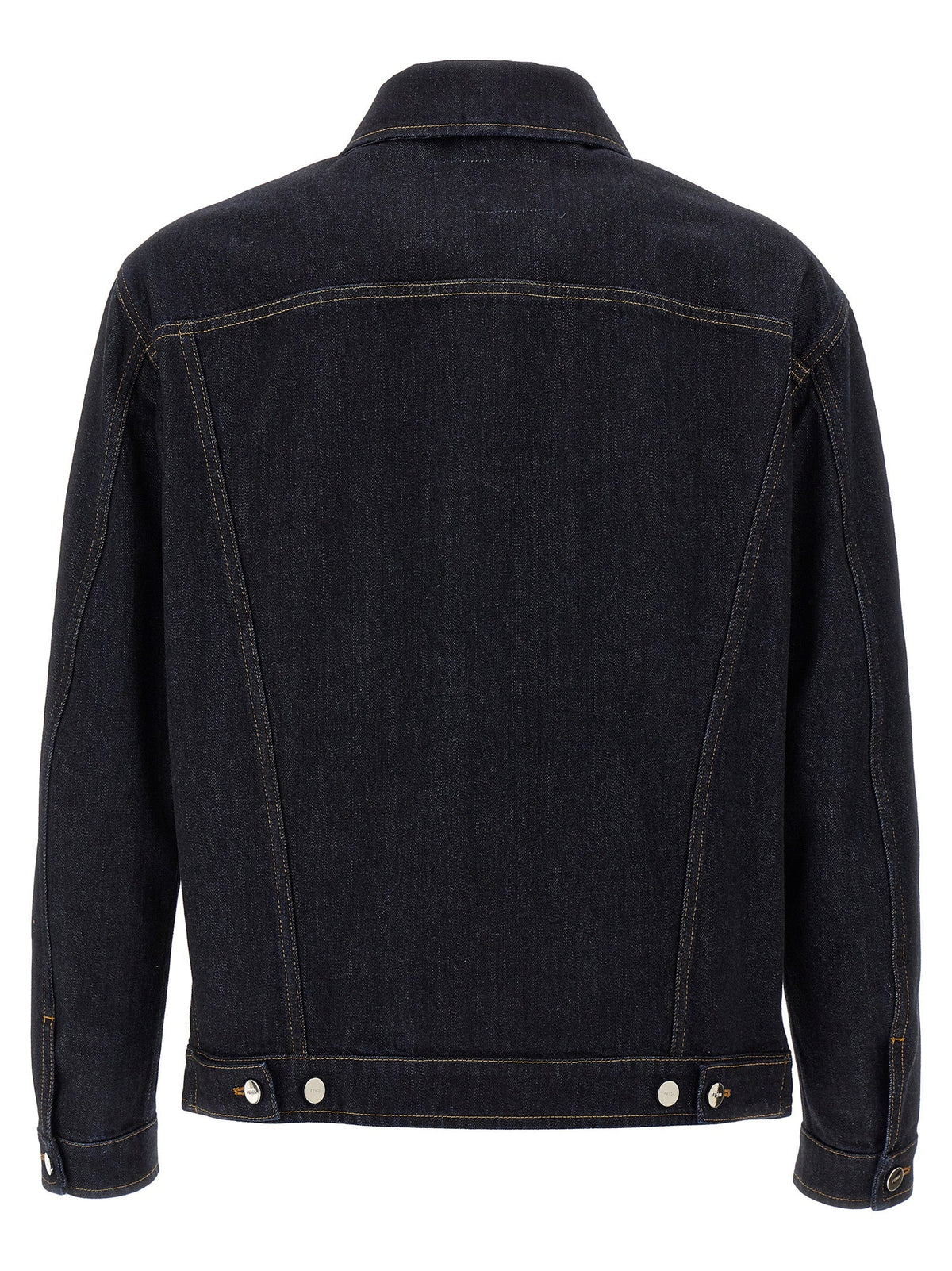 Fendi Blue Cotton Denim Jacket