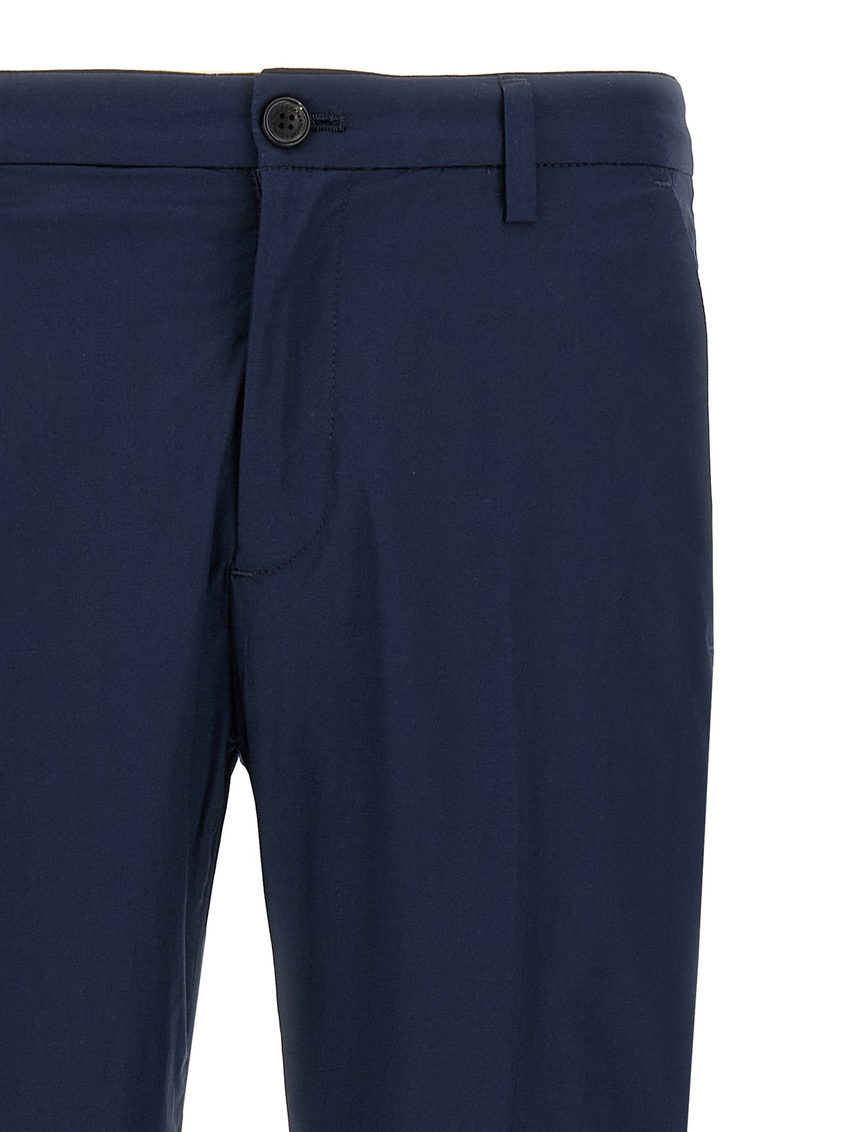 Department 5 Blue Cotton Cropped Pants