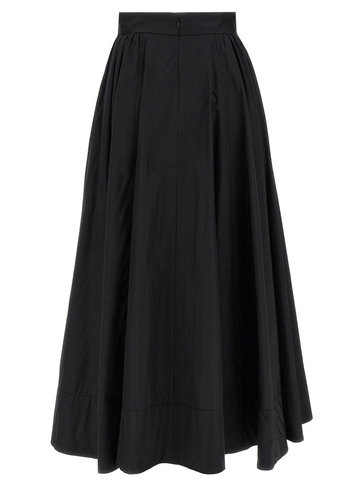 The Andamane Black Polyester Mini Skirt