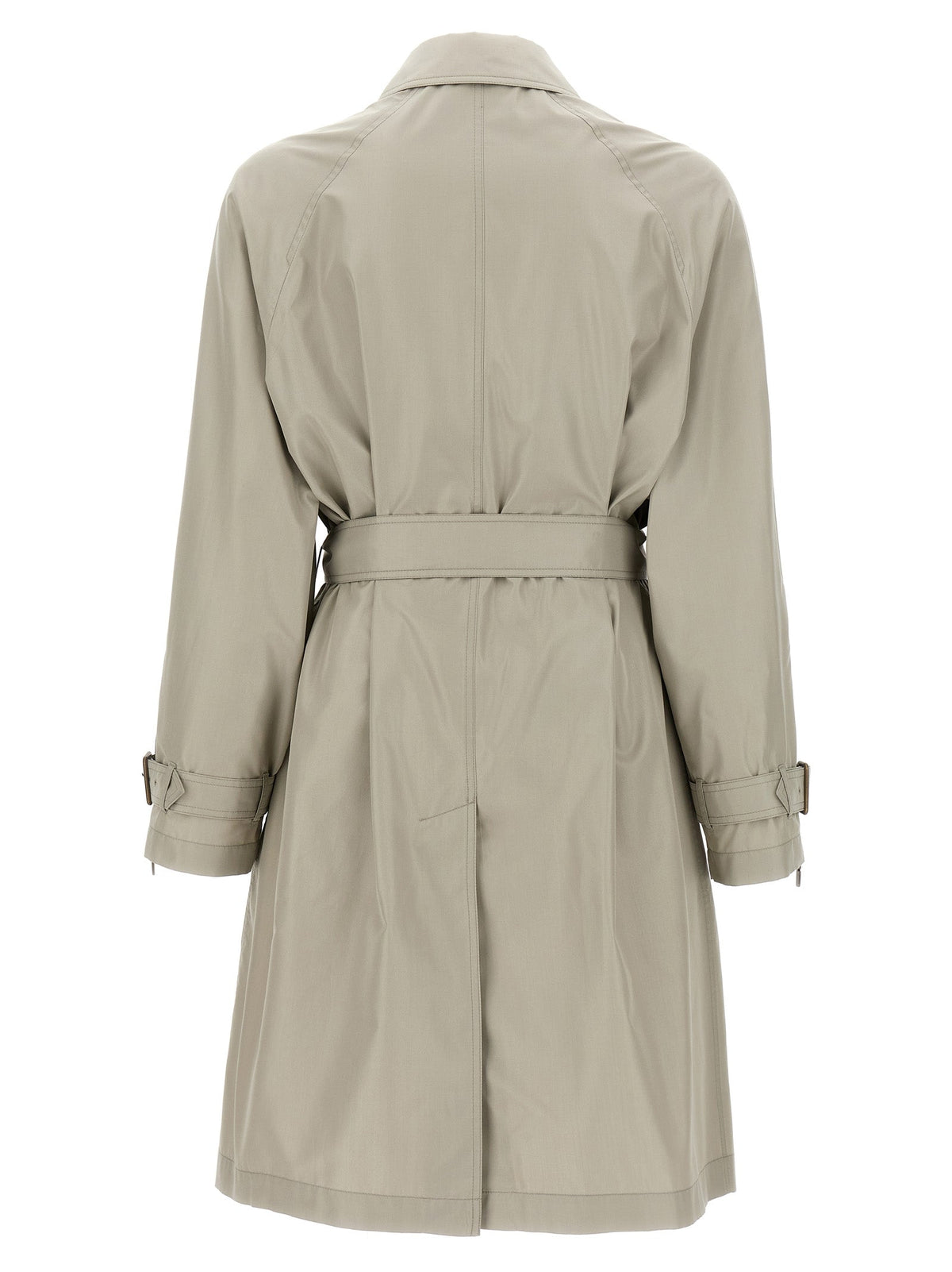 Burberry Gray Satin Coat