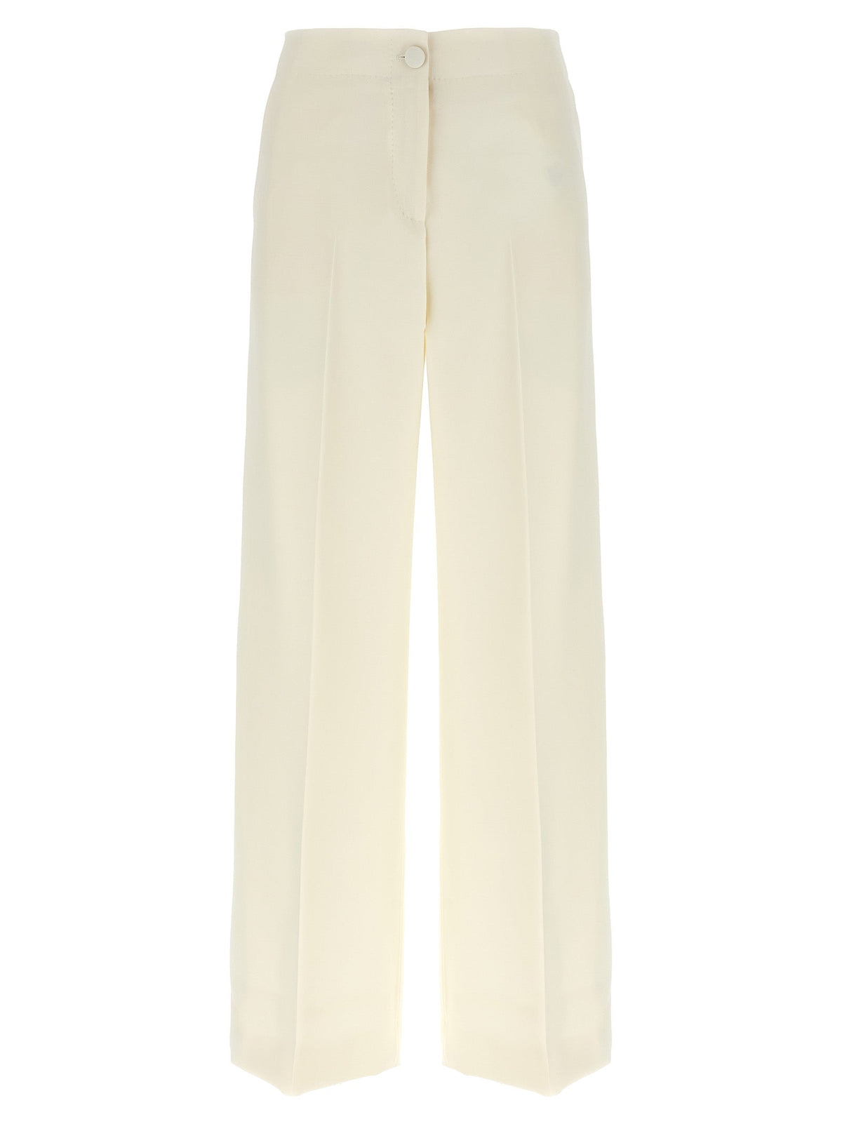 Brioni White Wool Casual Pants