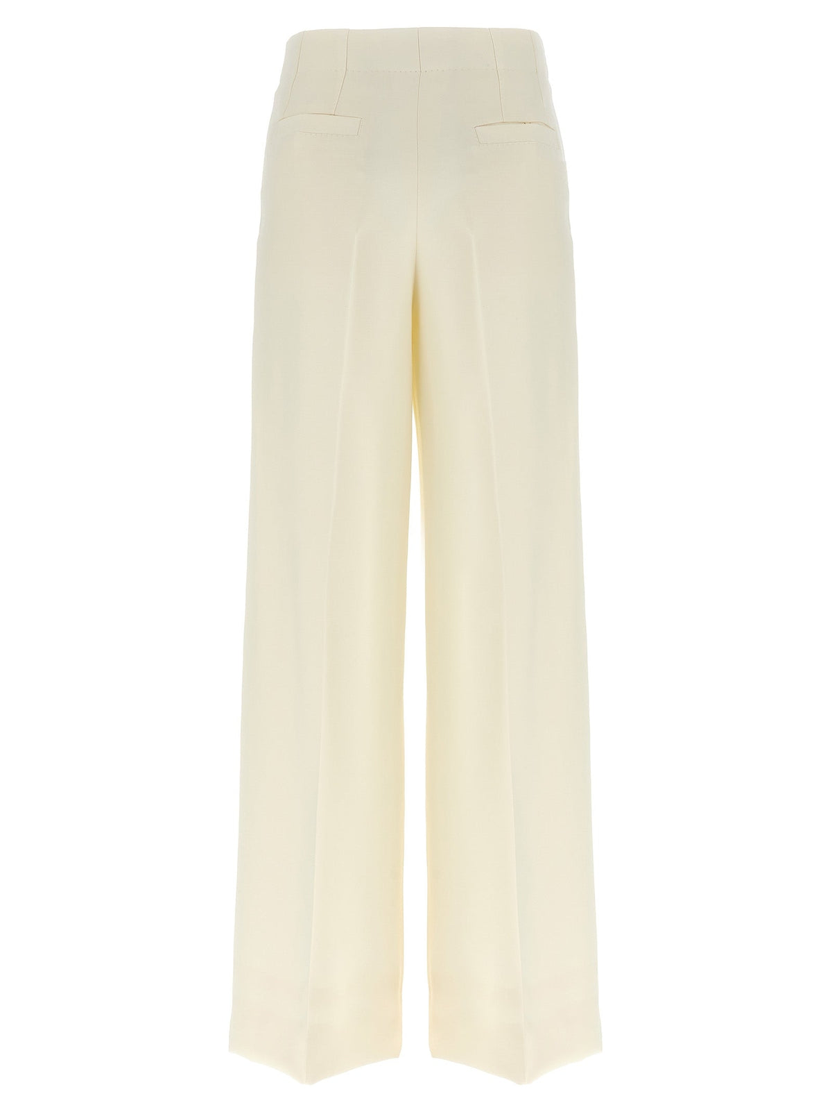 Brioni White Wool Casual Pants