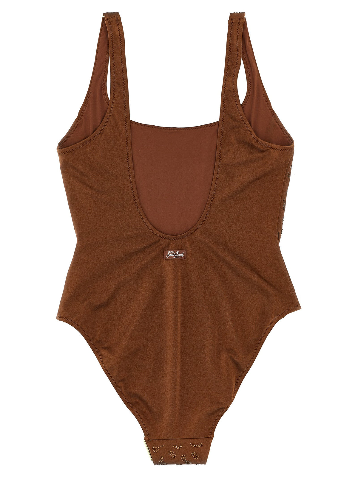 MC2 Saint Barth Brown Polyester One-Piece Swimsuit