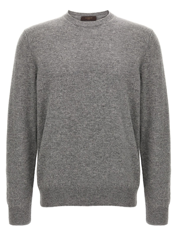 ZANONE Gray Virgin Wool Cardigan