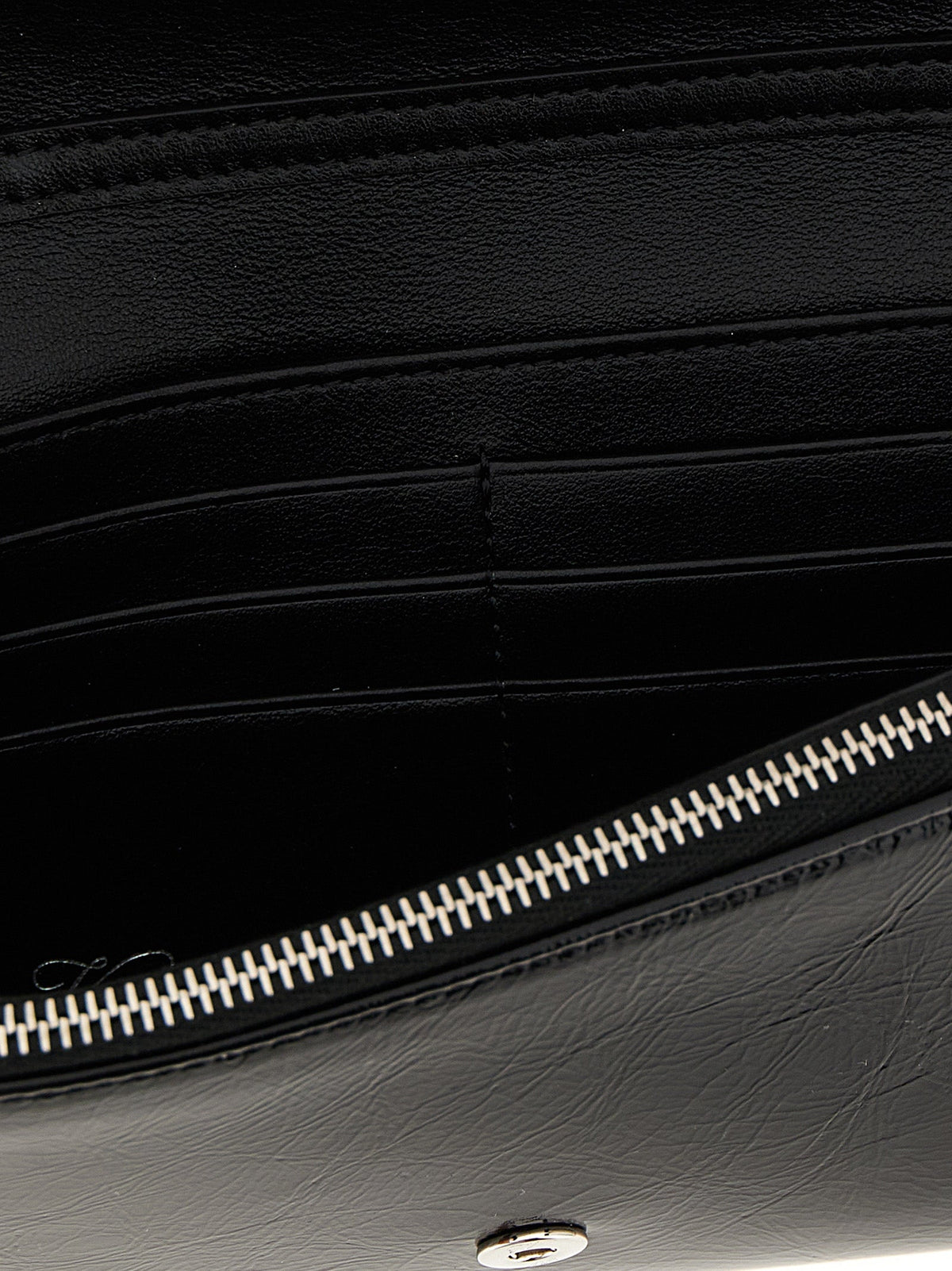 Roger Vivier Black Calfskin Cardholder