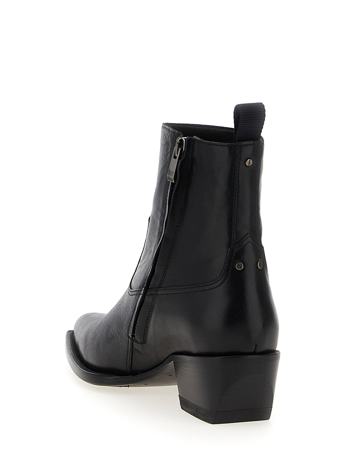 Golden Goose Black Cowhide Chelsea Boots
