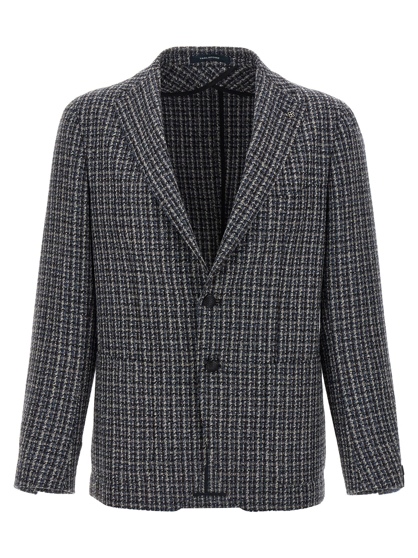 Tagliatore Multicolor Virgin Wool Blazer