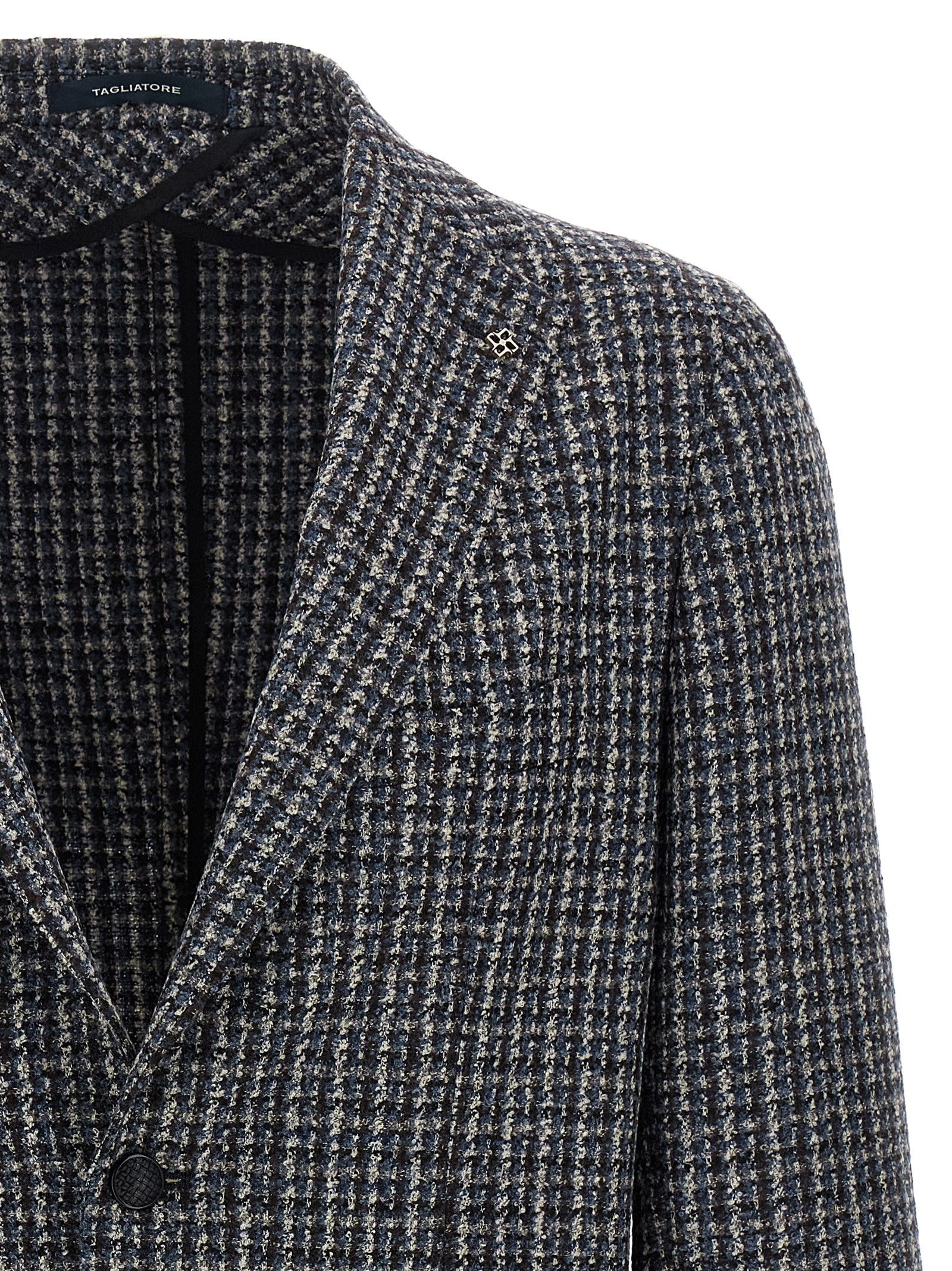 Tagliatore Multicolor Virgin Wool Blazer