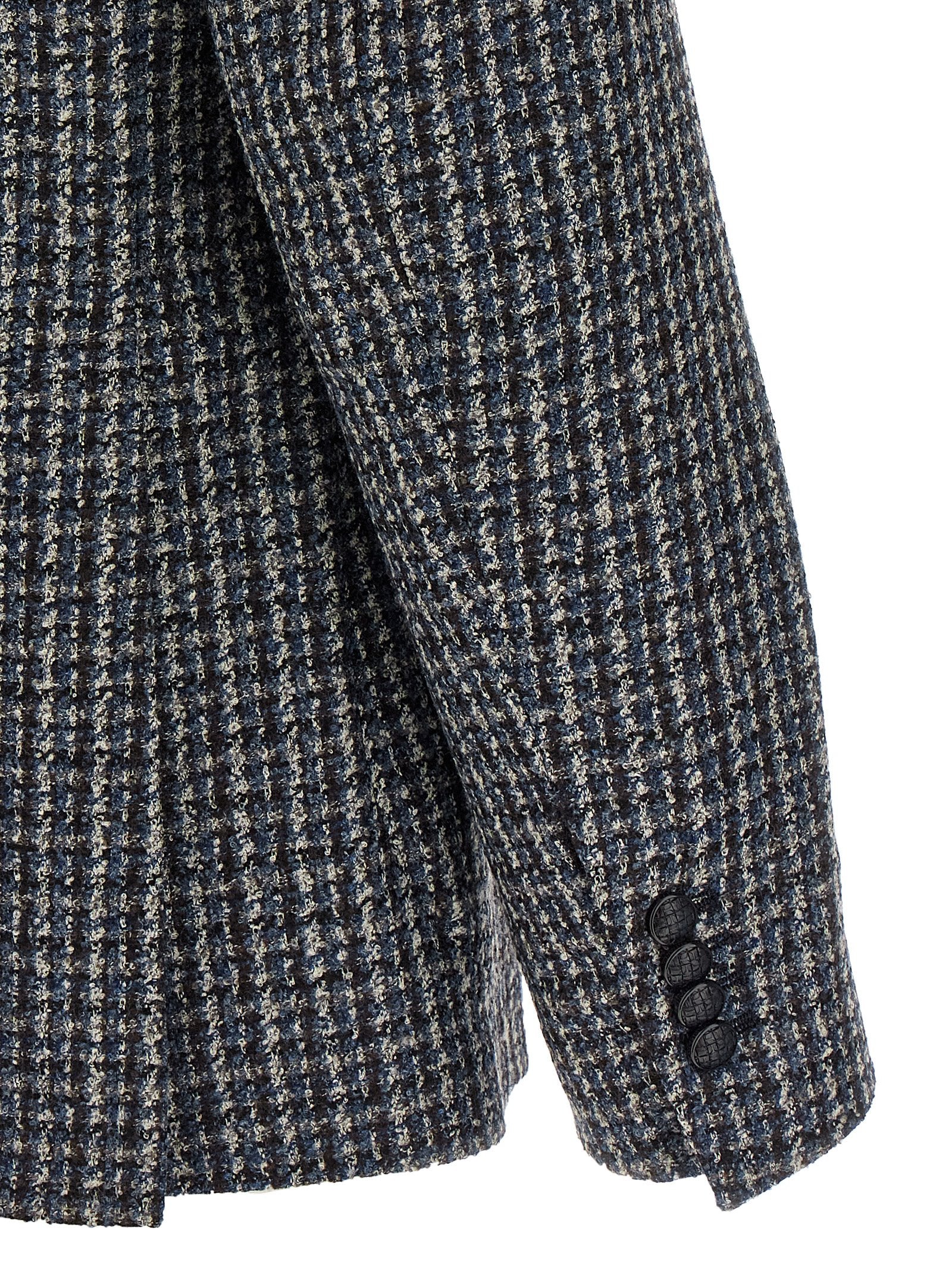 Tagliatore Multicolor Virgin Wool Blazer