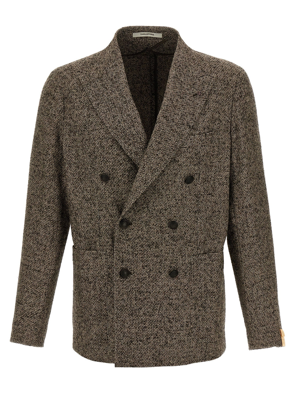Tagliatore Brown Virgin Wool Blazer