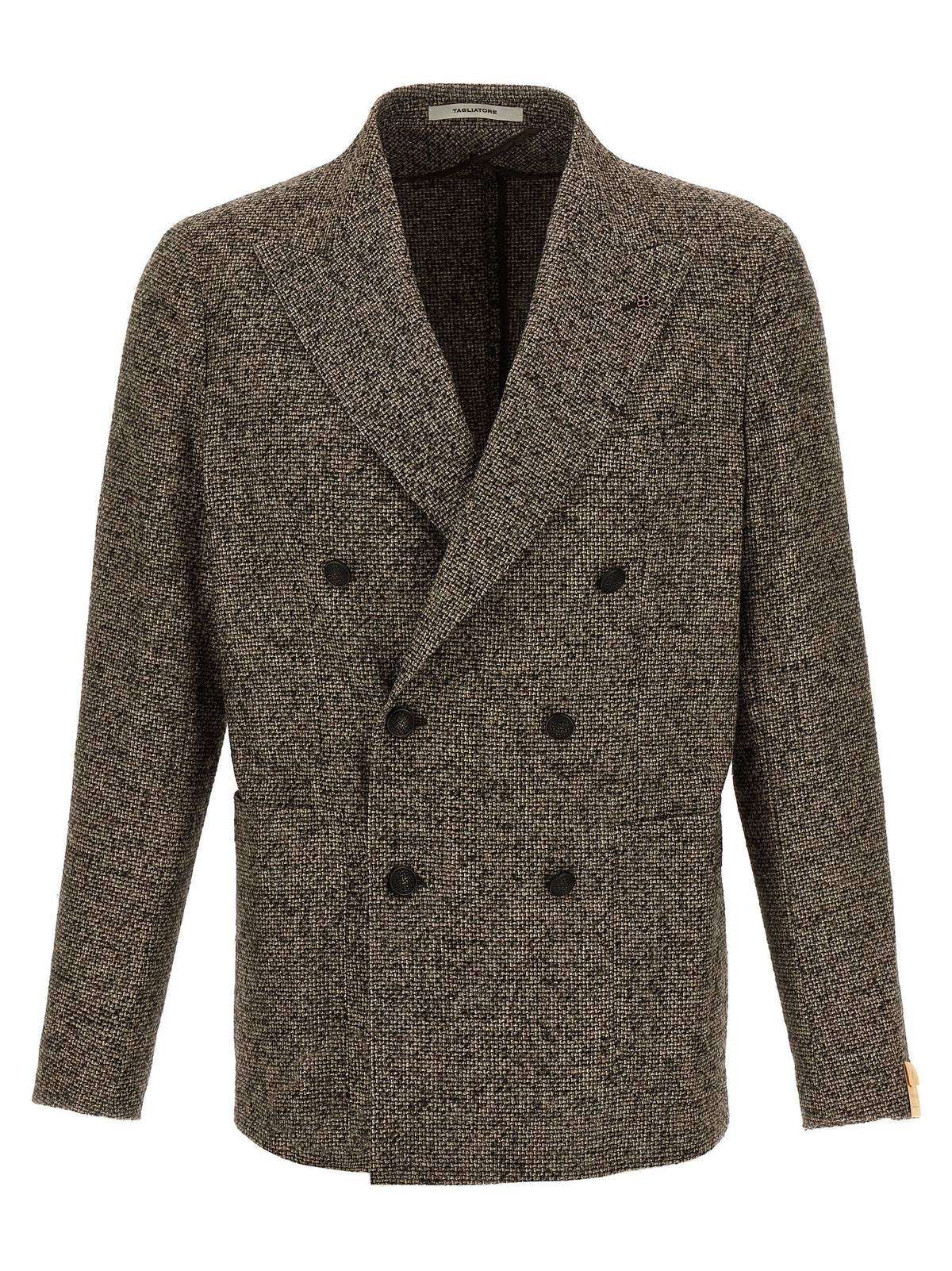 Tagliatore Brown Virgin Wool Blazer