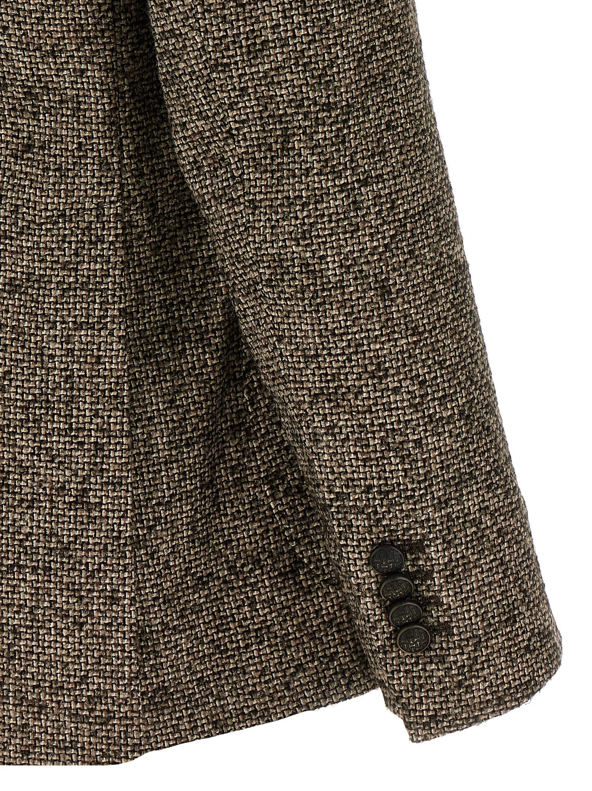 Tagliatore Brown Virgin Wool Blazer