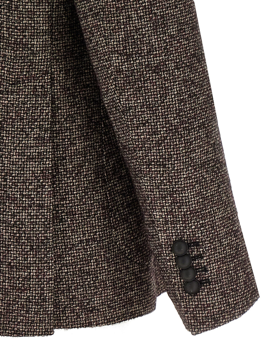 Tagliatore Brown Virgin Wool Blazer