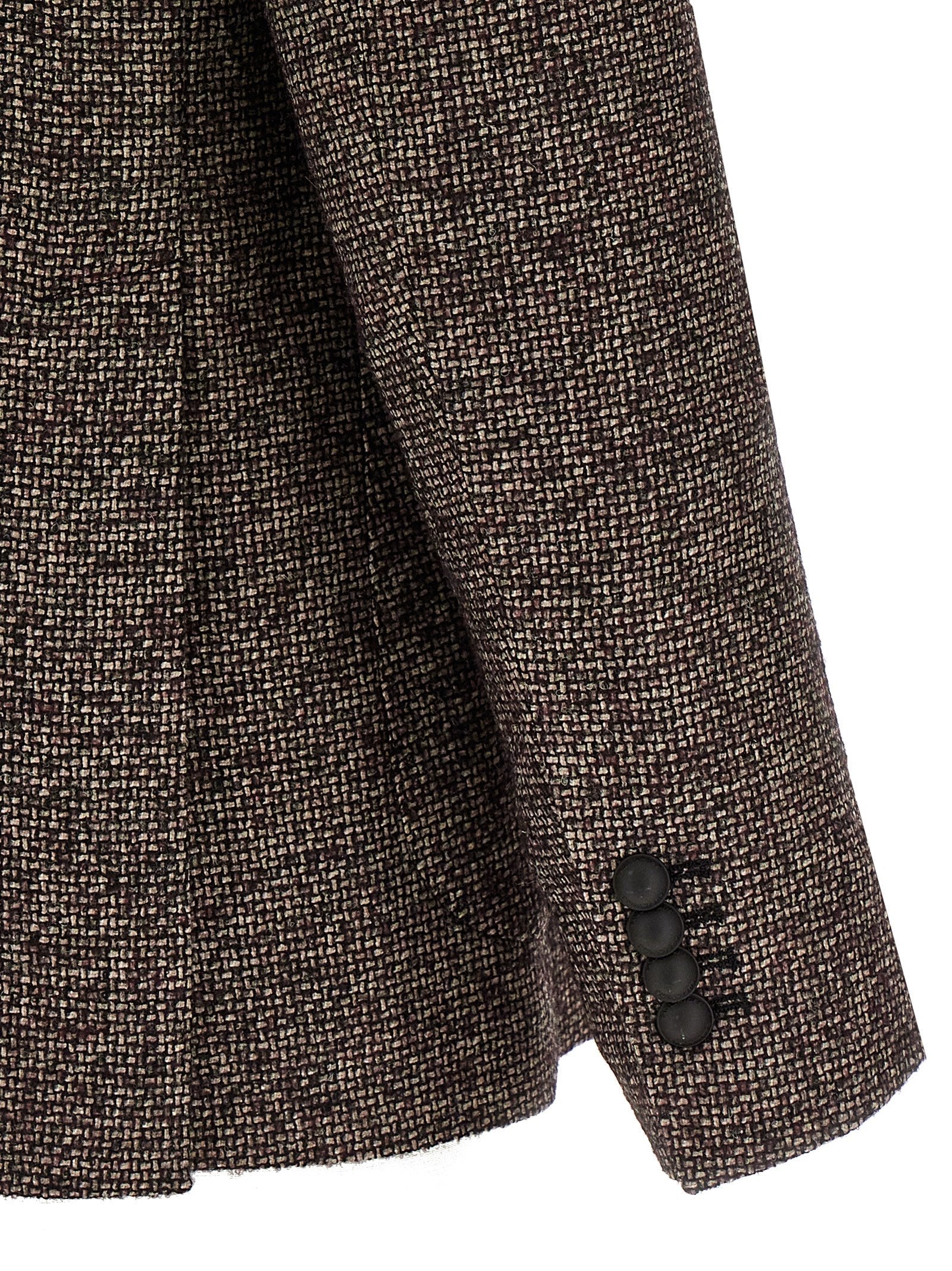 Tagliatore Brown Virgin Wool Blazer