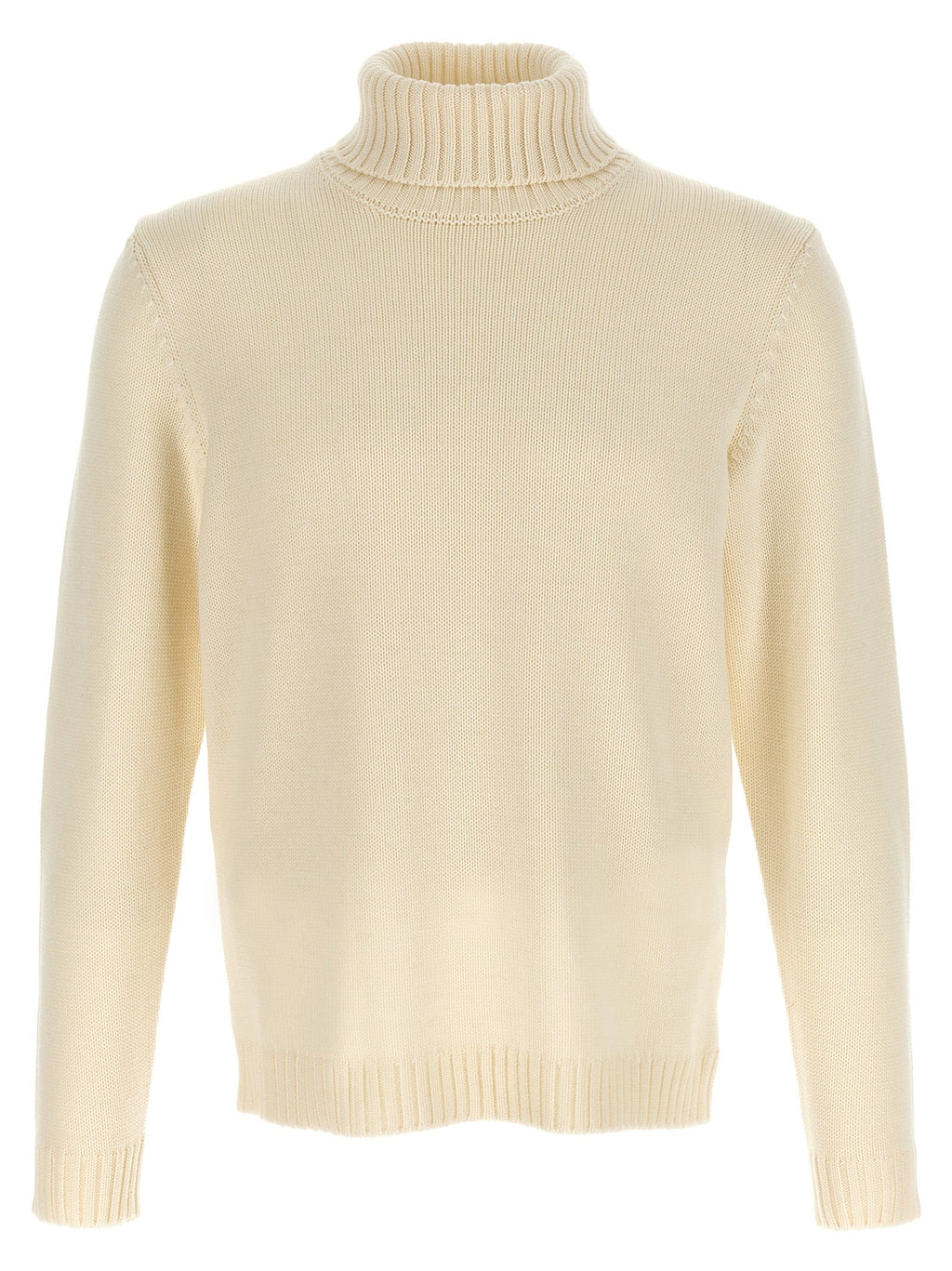 ZANONE White Virgin Wool Cardigan