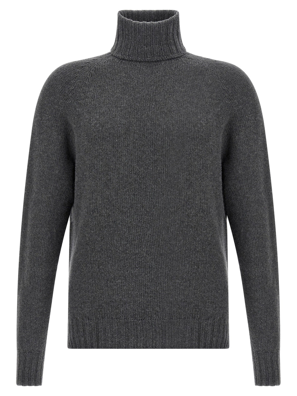 MA'RY'YA Gray Virgin Wool Cardigan