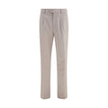 Brunello Cucinelli Beige Cotton Chino Pants