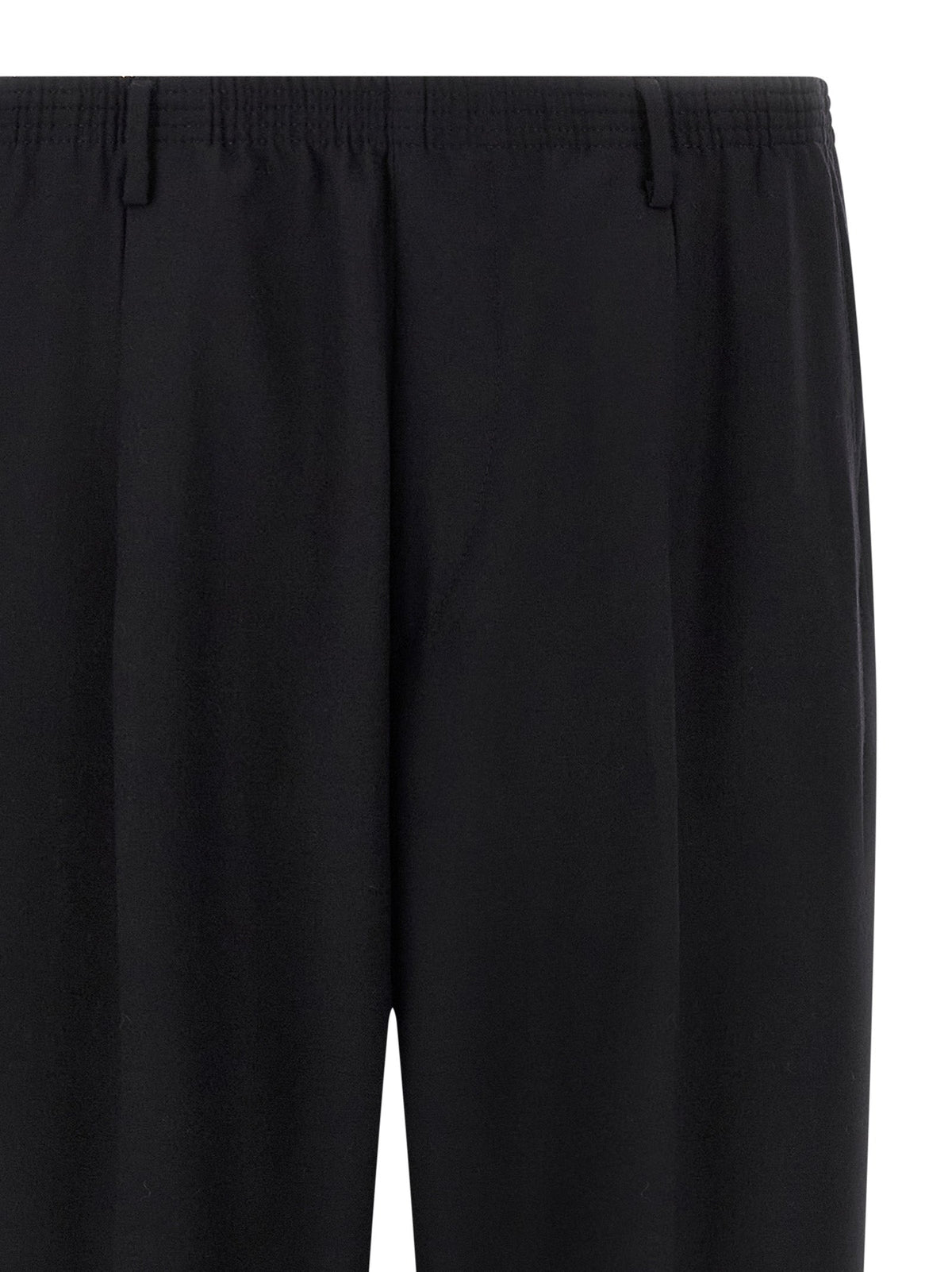 CELLAR DOOR Black Wool Casual Pants
