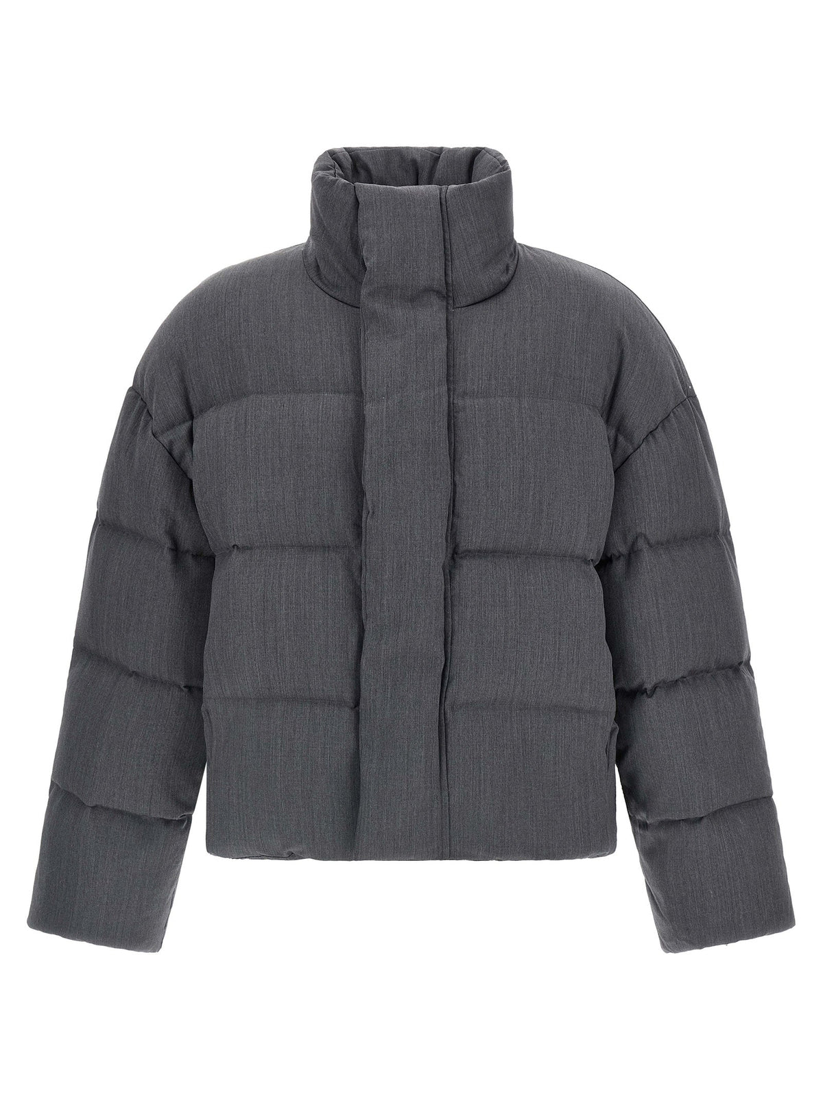 Entire Studios Gray Wool Full-Length Jacket