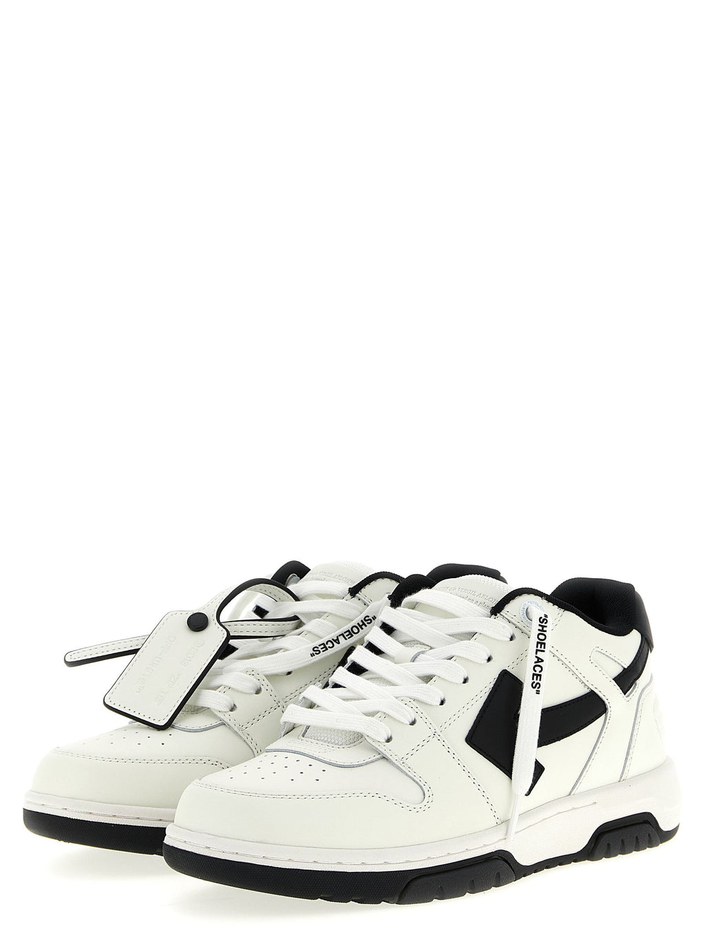 Off-White Bicolor Recycled Polyester Sneakers