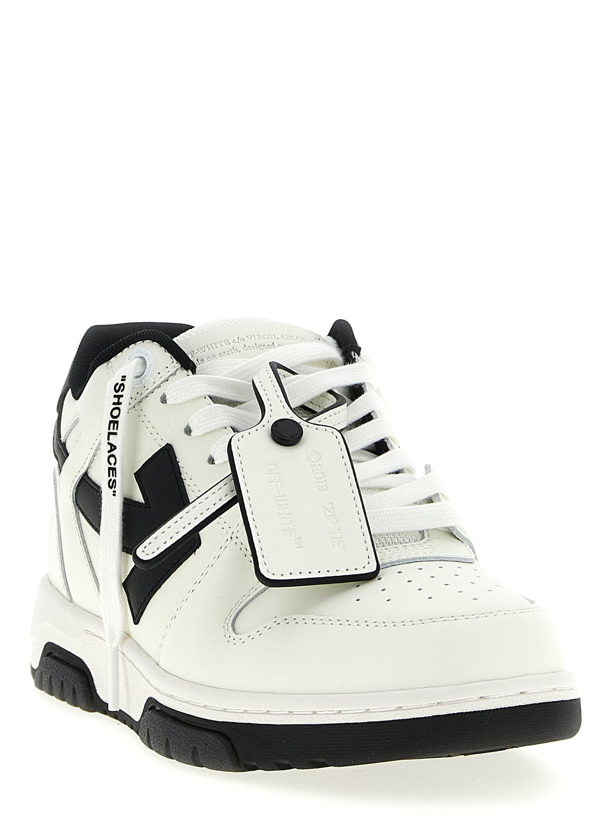 Off-White Bicolor Recycled Polyester Sneakers