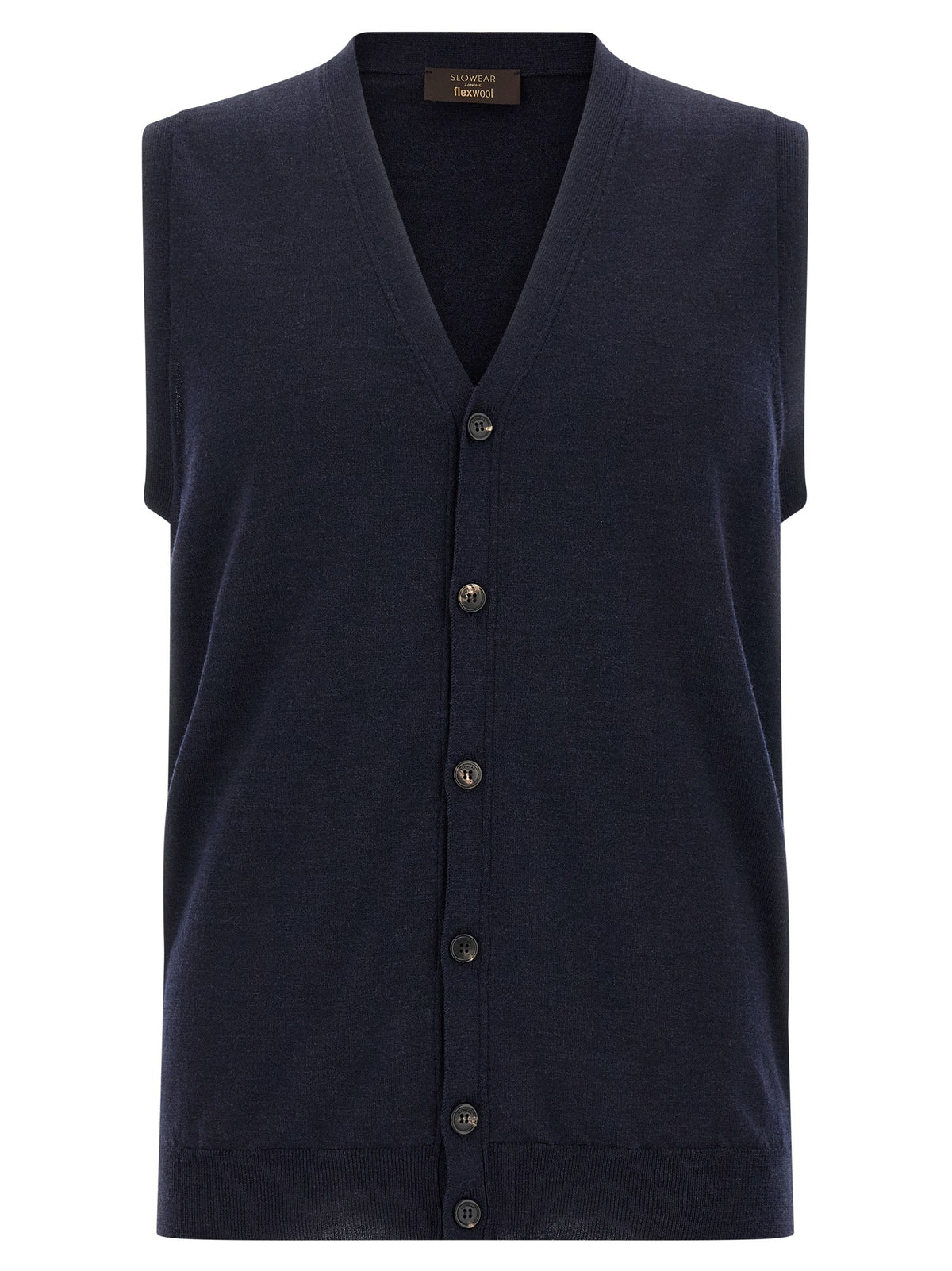 ZANONE Blue Virgin Wool Cardigan