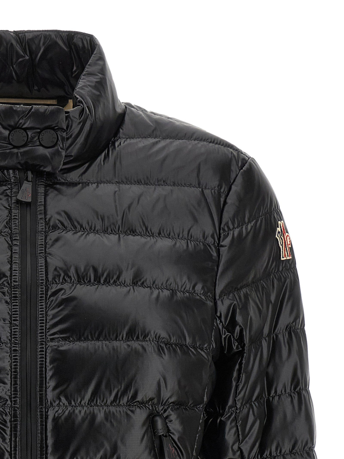 Moncler Grenoble Black Polyamide Full-Length Jacket