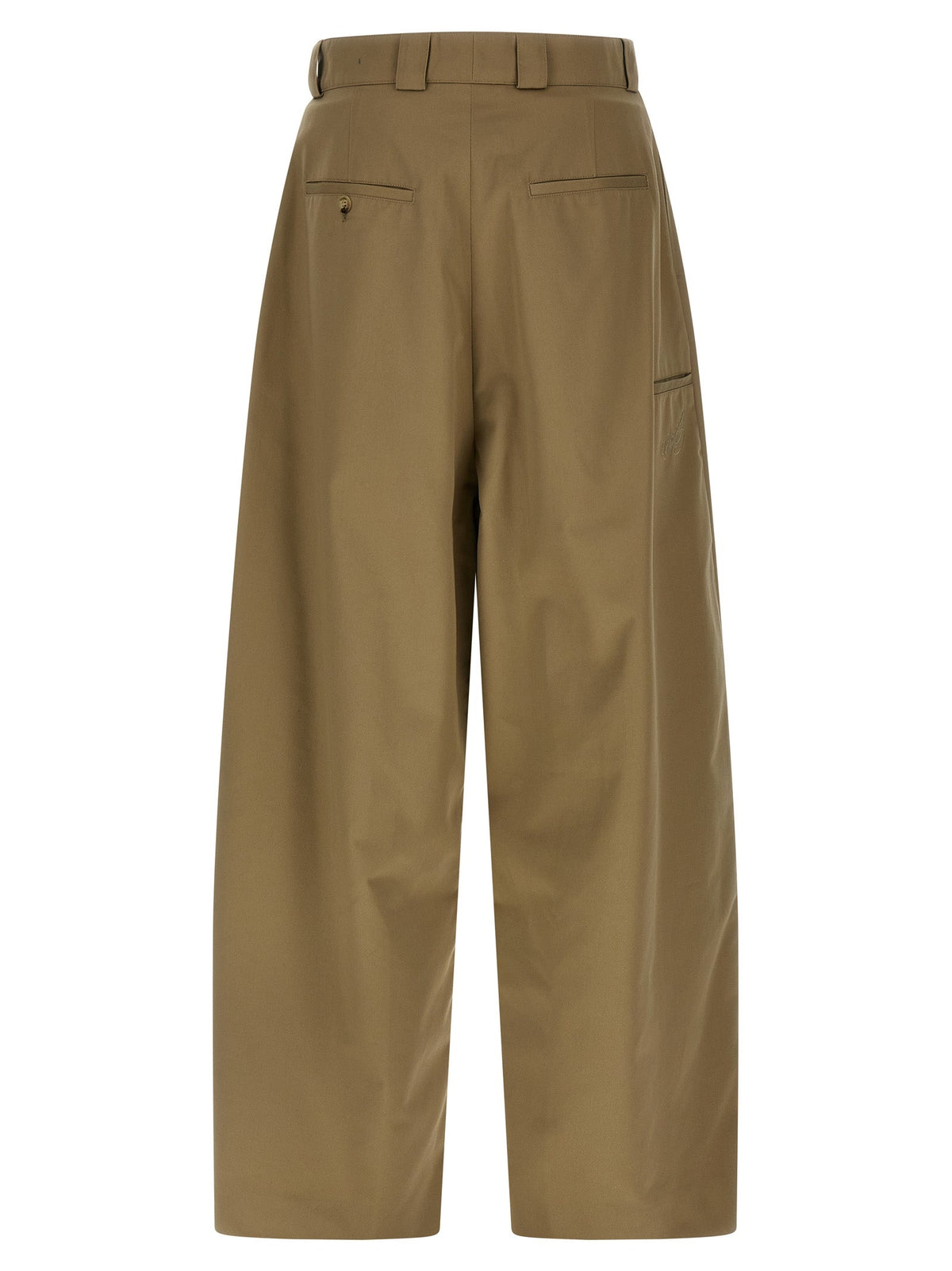 WILLY CHAVARRIA Beige Polyester Chino Pants
