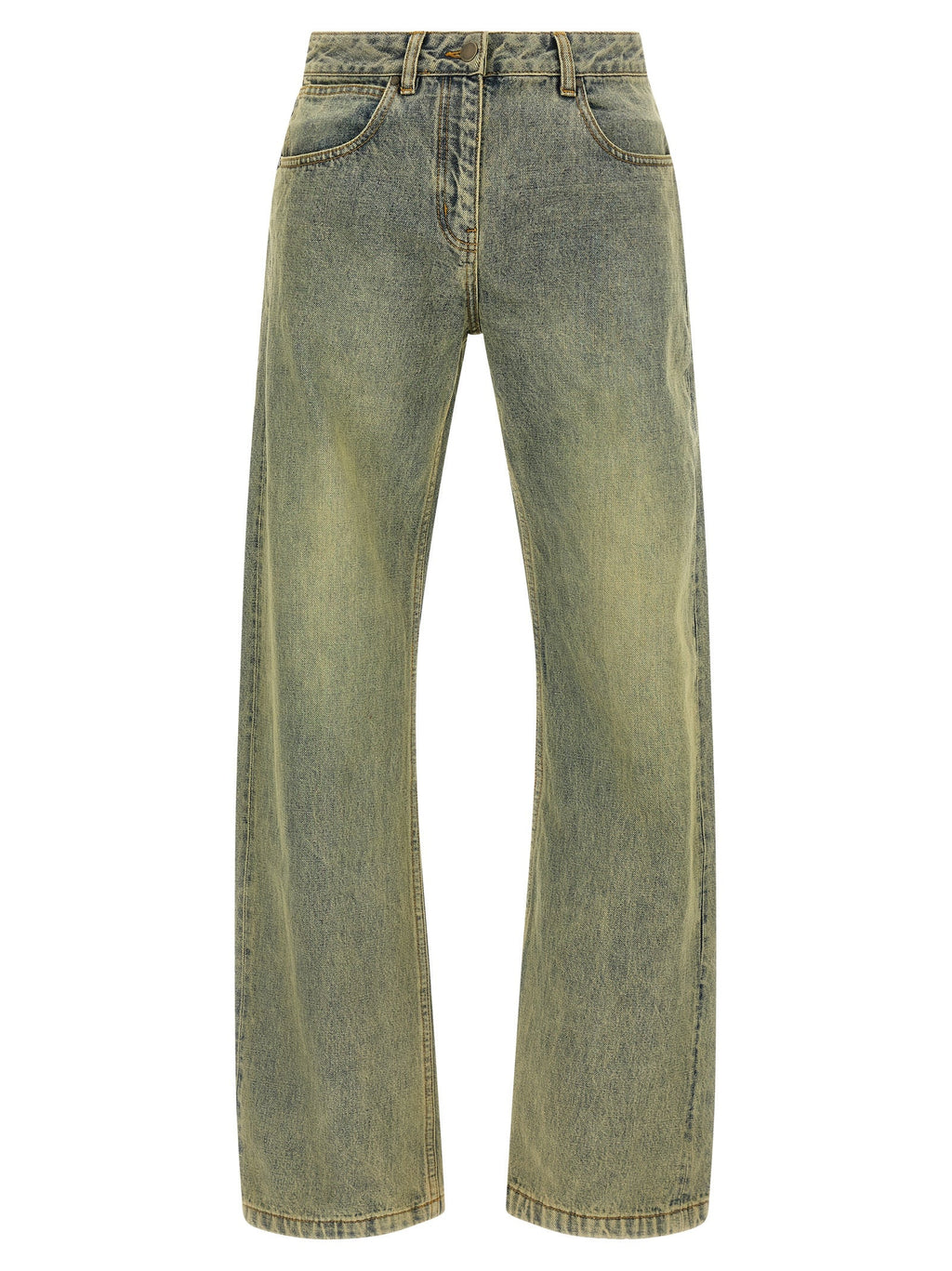 Entire Studios Multicolor Cotton Straight-Leg Jeans