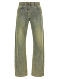 Entire Studios Multicolor Cotton Straight-Leg Jeans