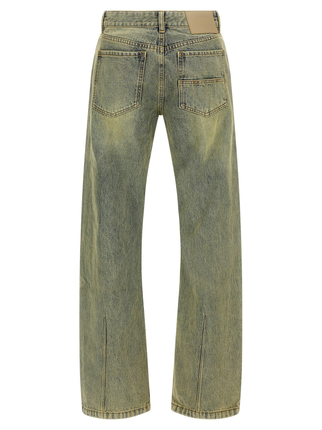 Entire Studios Multicolor Cotton Straight-Leg Jeans