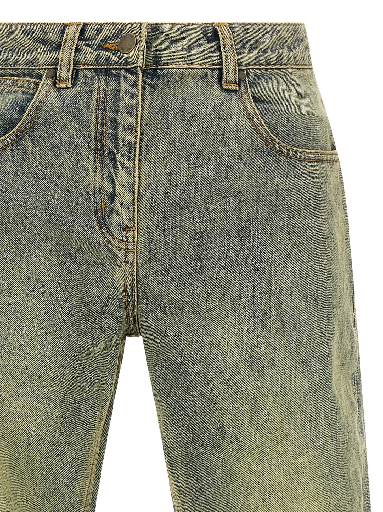 Entire Studios Multicolor Cotton Straight-Leg Jeans
