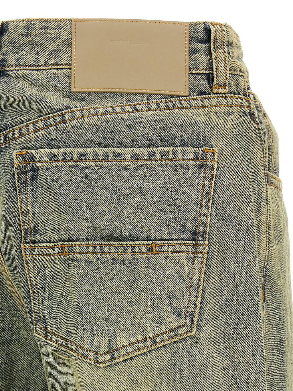 Entire Studios Multicolor Cotton Straight-Leg Jeans