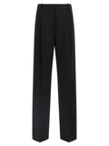 Elisabetta Franchi Black Polyester Casual Pants