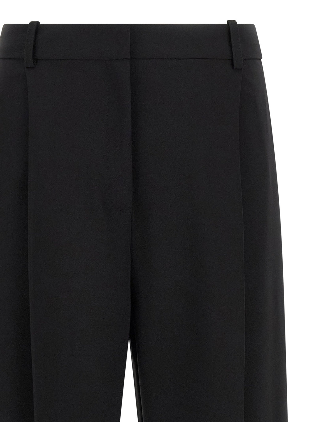 Elisabetta Franchi Black Polyester Casual Pants
