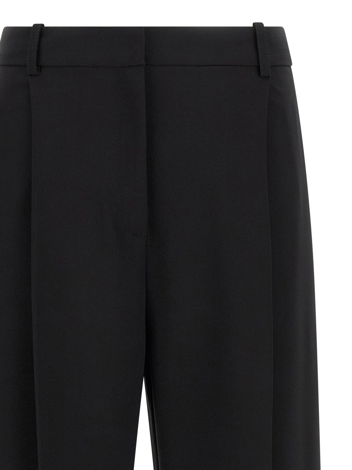 Elisabetta Franchi Black Polyester Casual Pants