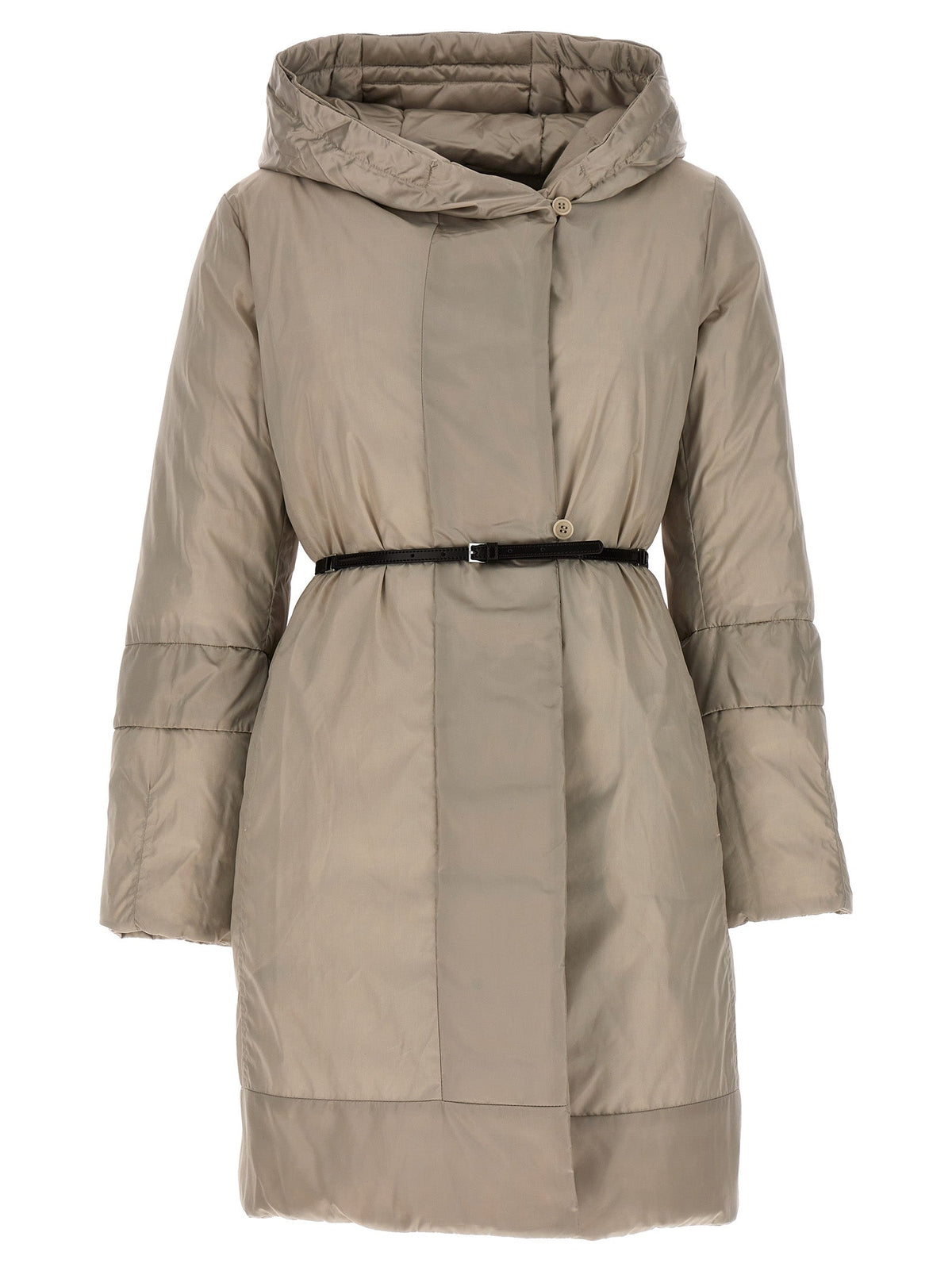 Max Mara Beige Polyamide Full-Length Jacket