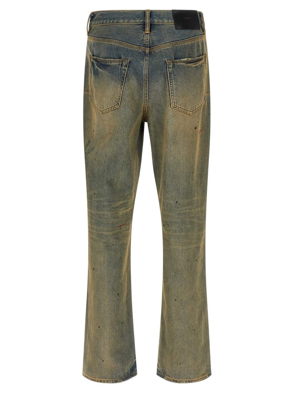 PURPLE Multicolor Cotton Straight-Leg Jeans