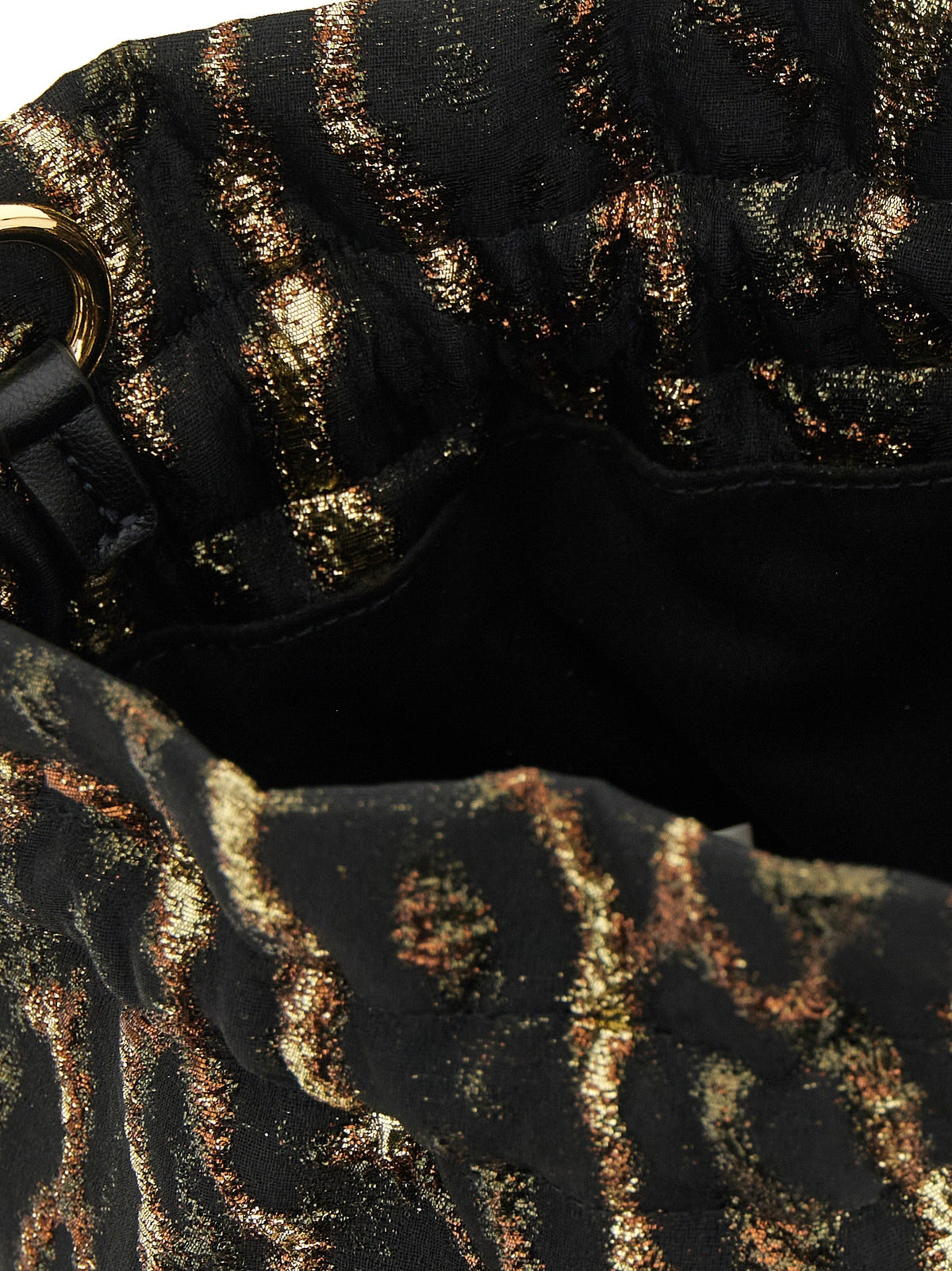 Ganni Brown Polyester Clutch Bag