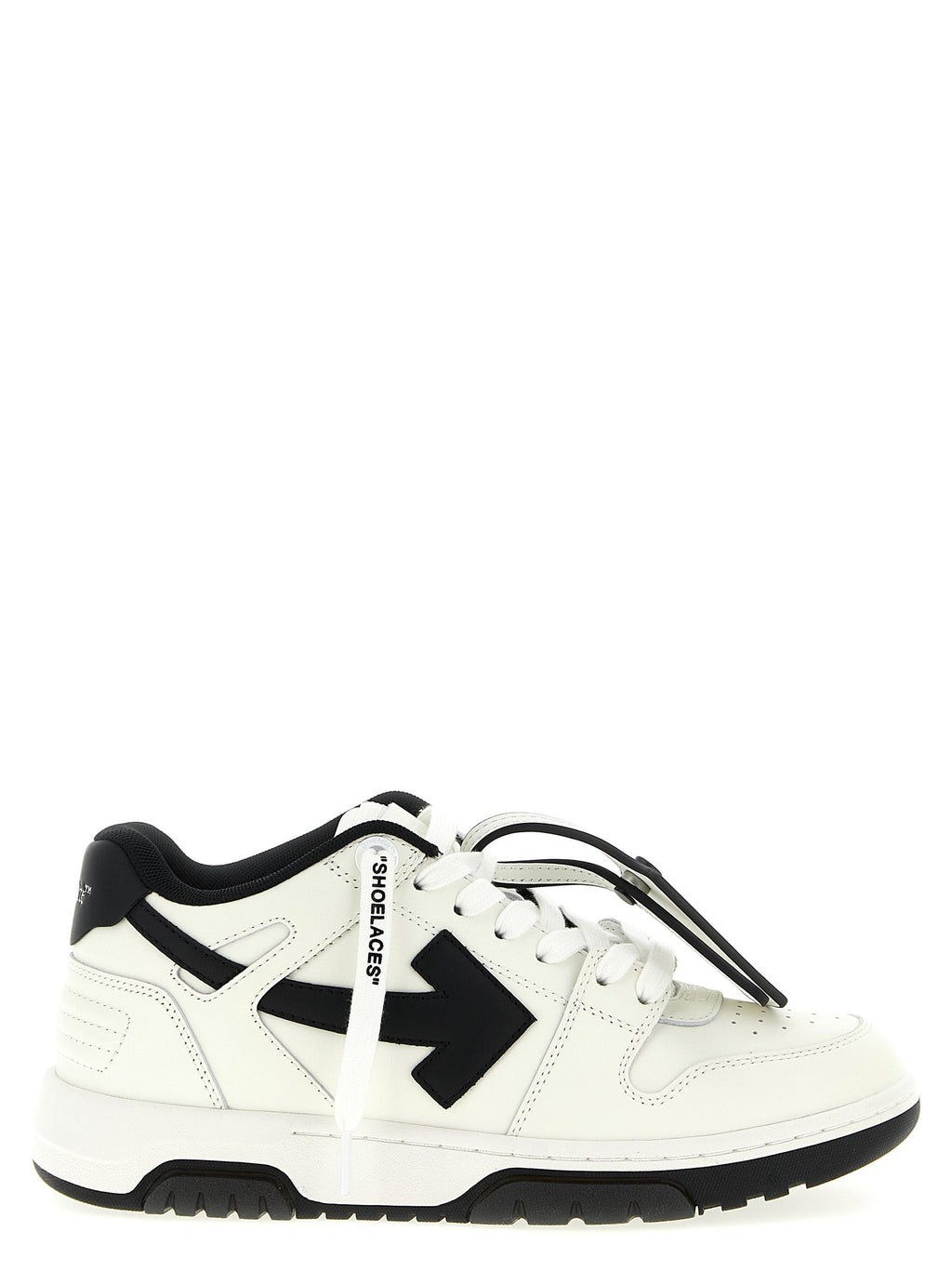 Off-White Bicolor Calfskin Low Top Sneakers