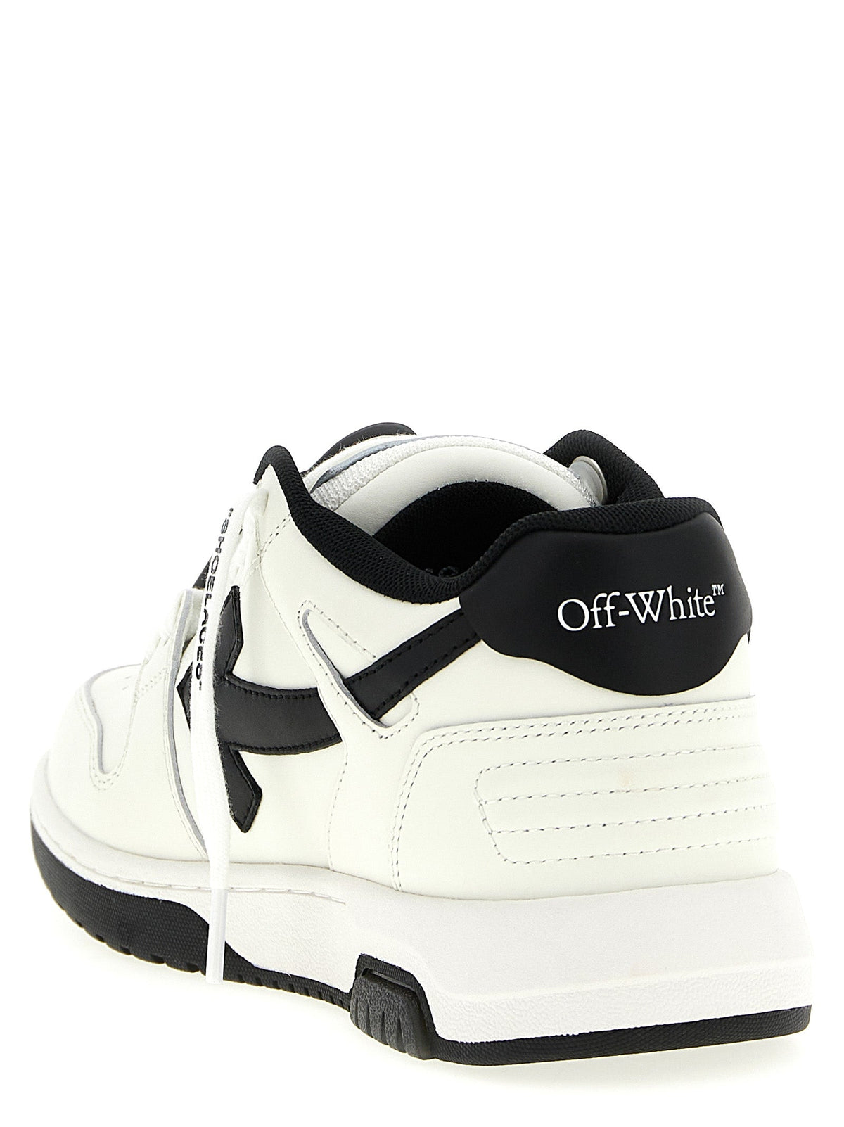 Off-White Bicolor Calfskin Low Top Sneakers