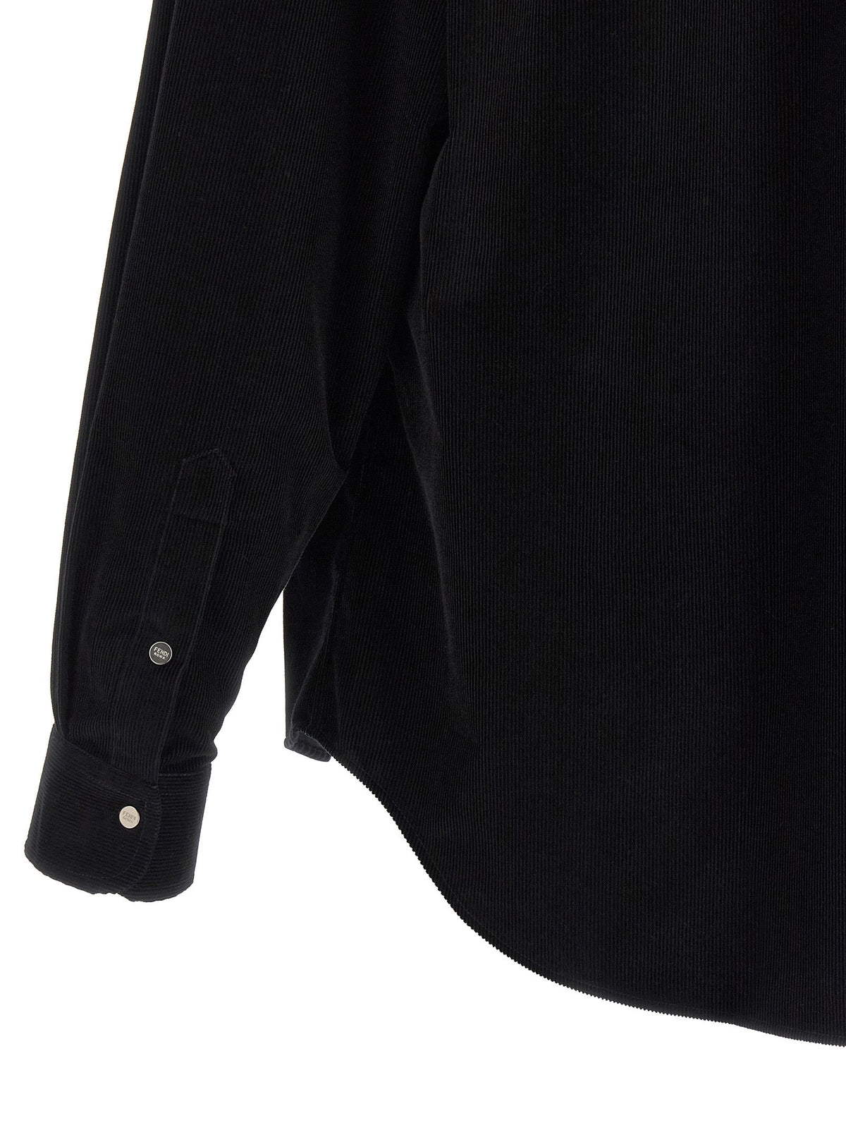 Fendi Black Cotton Blouse