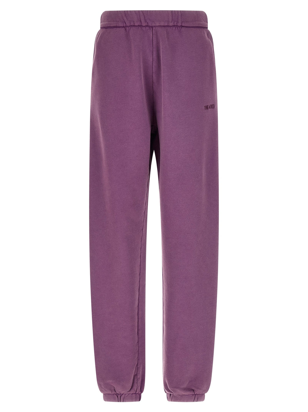The Attico Purple Cotton Joggers (Workout Pants)