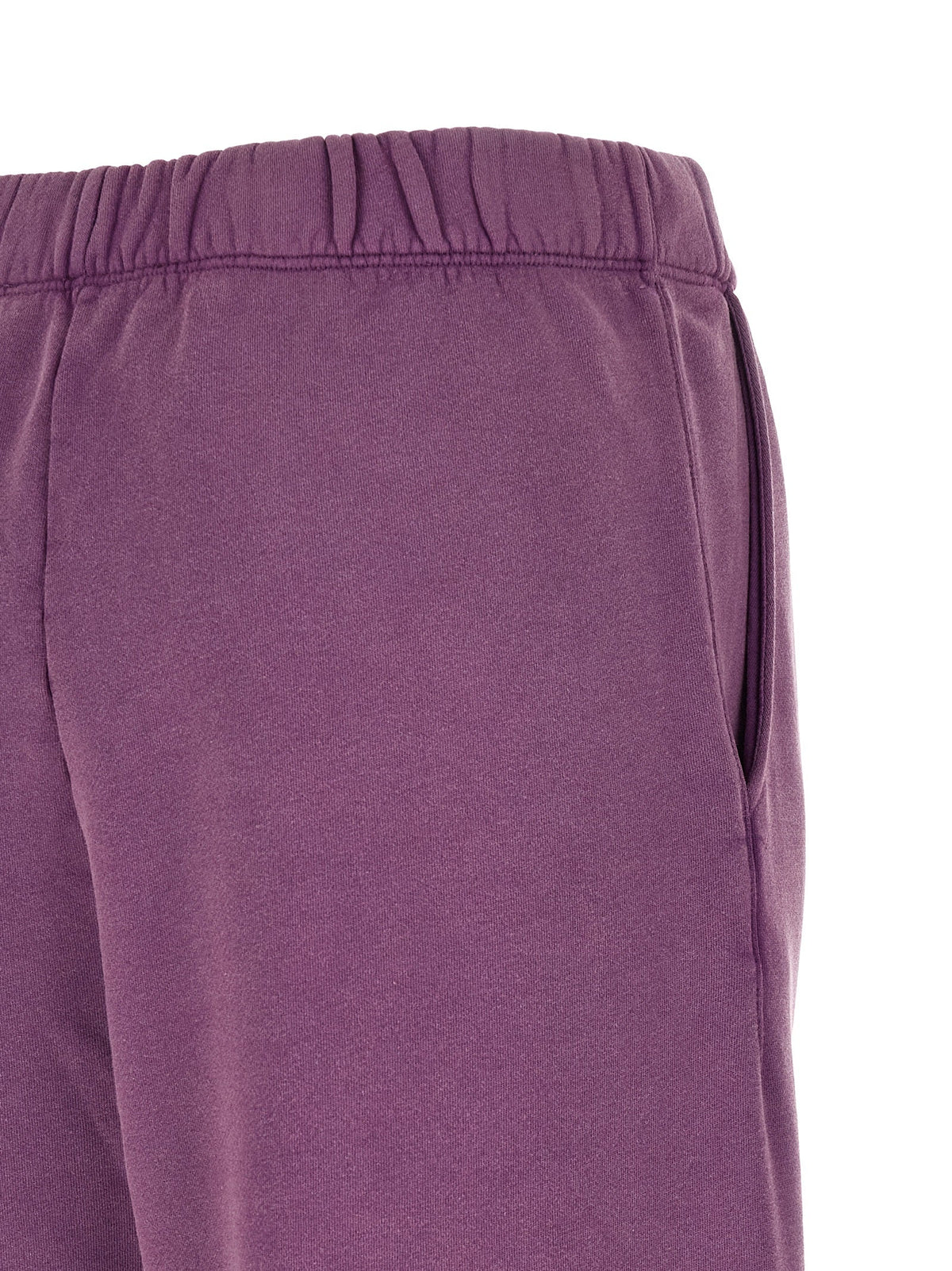 The Attico Purple Cotton Joggers (Workout Pants)