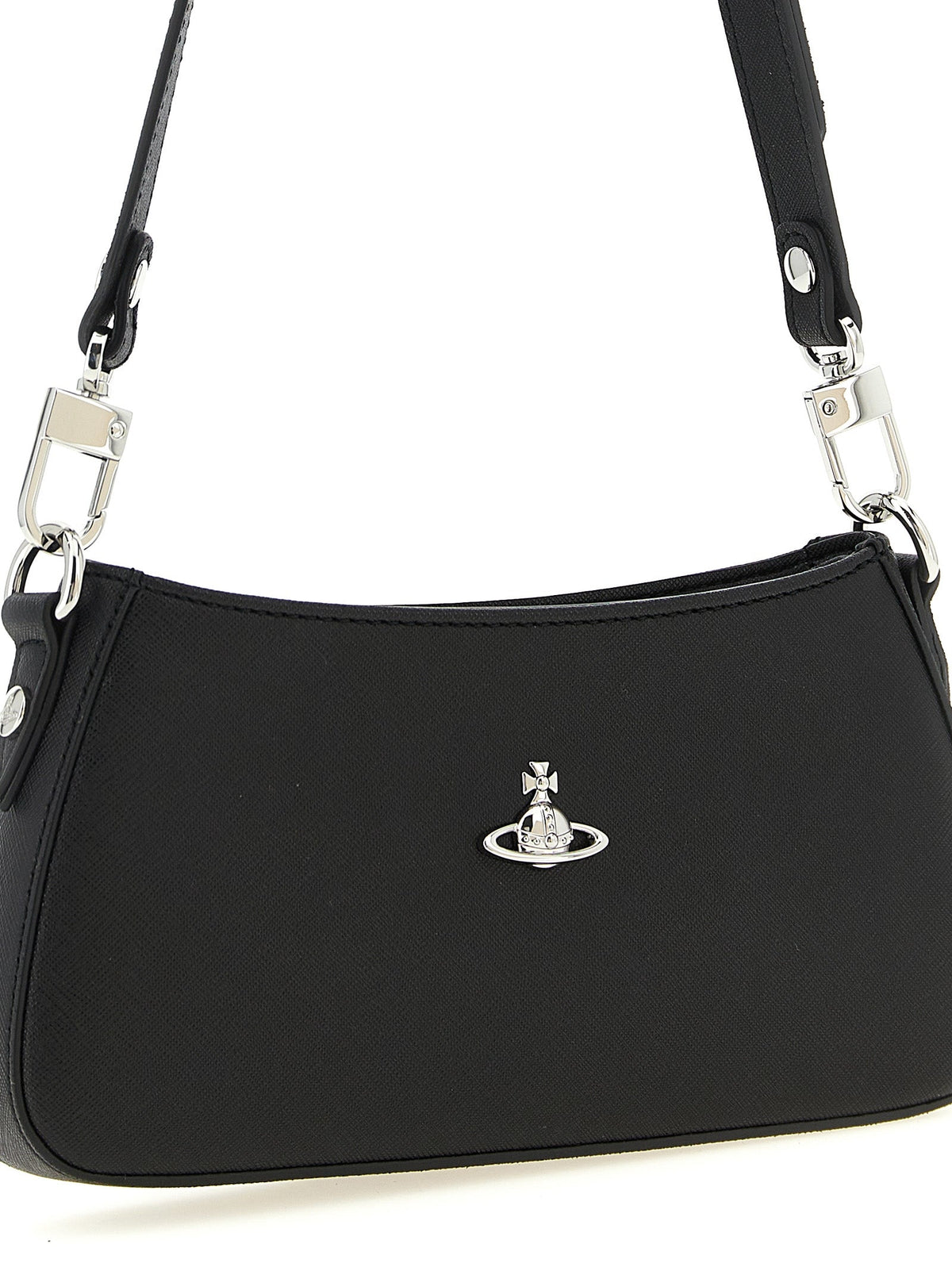 Vivienne Westwood Black Polyethylene Shoulder Bag