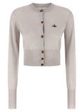 Vivienne Westwood Gray Wool Cardigan